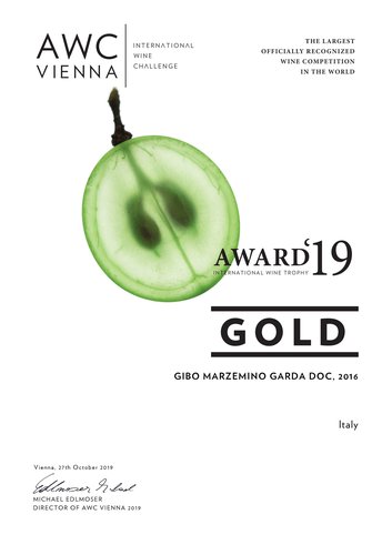 Gibo 2016 medaglia d'oro AWC Vienna 2019